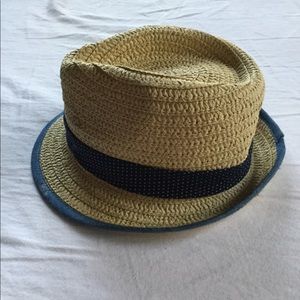 Straw fedora size: 0-6 months